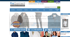 Desktop Screenshot of progarment.com